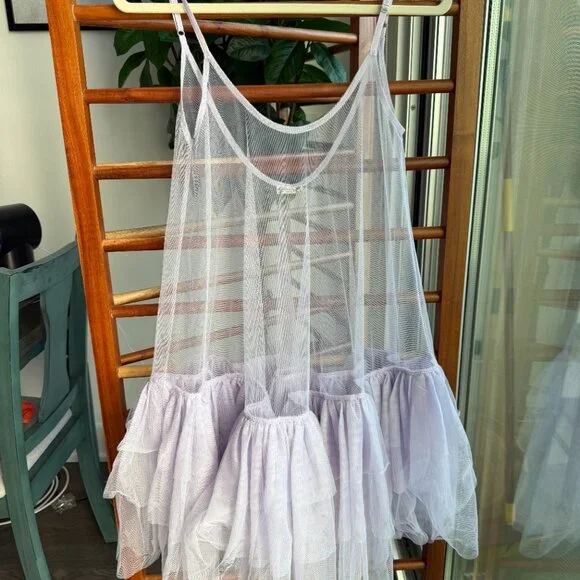 FREE PEOPLE Orchid Dust Push Send Mini Slip - Picture 4 of 4